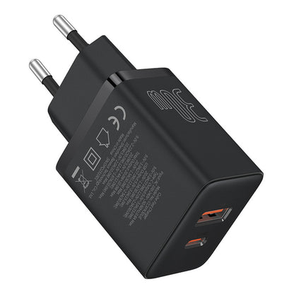 BASEUS USB-C USB-A Cube Pro 30W wall charger - black – image 4