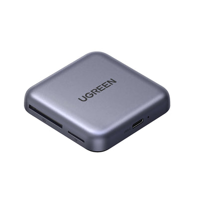UGREEN Memory card reader with magnetic charger 3in1 100W PD - gray