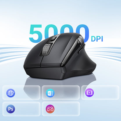UGREEN Wireless optical mouse, 5 buttons, 5000 DPI roller - black – image 8