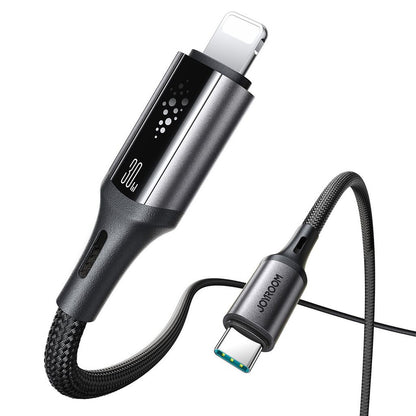 JOYROOM USB-C cable - iPhone Lightning S-A60 StarTalk 30W 1.2m - black – image 4