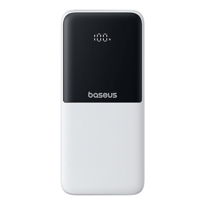 BASEUS Lipow 10000mAh 22.5W Powerbank with built-in USB-C iPhone Lightning cables - white – image 2