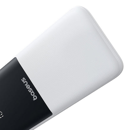 BASEUS Lipow 10000mAh 22.5W Powerbank with built-in USB-C iPhone Lightning cables - white – image 4