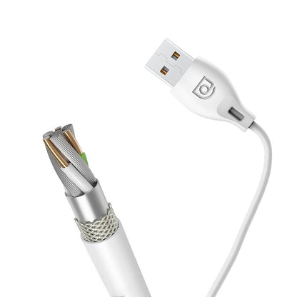 DUDAO USB-A cable - iPhone Lightning 2.4A 1m - white – image 5