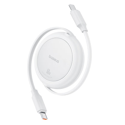 BASEUS Retractable cable USB-C Free2Pull 60W 1m - white