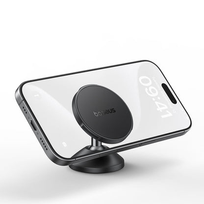 BASEUS GoTrip DC1 MagSafe magnetic car holder for smartphone on windshield and board - black – image 7