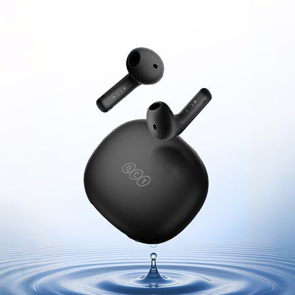 QCY AilyBuds E10 ENC LDAC Hi-Res Audio IPX4 Bluetooth Wireless In-Ear Headphones - Black – image 7