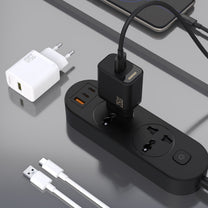 DUDAO Power Supply Enclosures – GaN 30W USB-A - USB-C wall – image 34