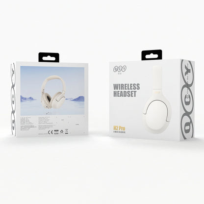 QCY H2 Pro ENC Bluetooth wireless over-ear headphones - white – image 4