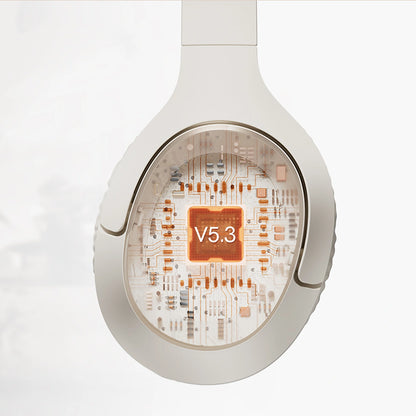 QCY H2 Pro ENC Bluetooth wireless over-ear headphones - white – image 7