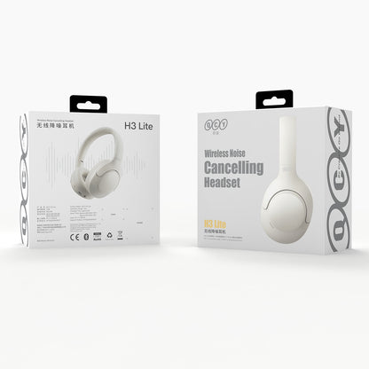 QCY H3 Lite ANC Bluetooth wireless over-ear headphones - white – image 7