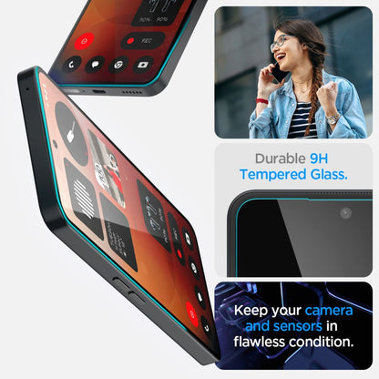 SPIGEN Tempered Glass for Nothing Phone 3A / 3A Pro Glas.tR EZ Fit - Transparent – image 3
