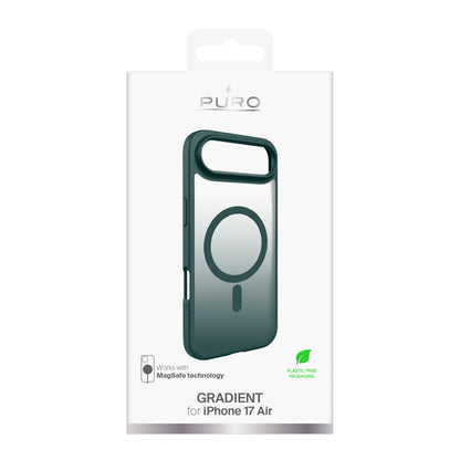 PURO Case cover for iPhone 17 Air TPU Gradient MagSafe - turquoise – image 2
