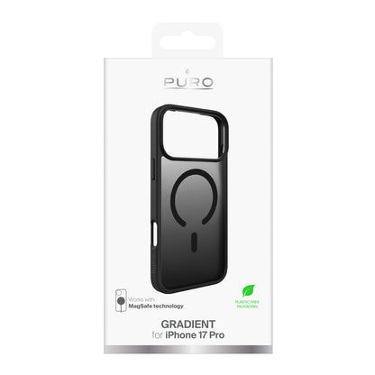 PURO Case cover for iPhone 17 Pro TPU Gradient MagSafe - black – image 2