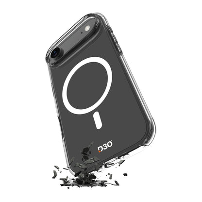 PURO Case Cover for iPhone 17 Air TPU PC Impact Clear D3O MagSafe - Transparent