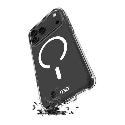 PURO Case cover for iPhone 17 Pro Max TPU PC Impact Clear D3O MagSafe - transparent