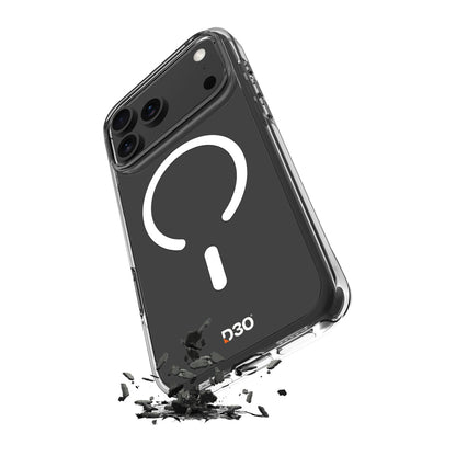 PURO Case cover for iPhone 17 Pro TPU PC Impact Clear D3O MagSafe - transparent