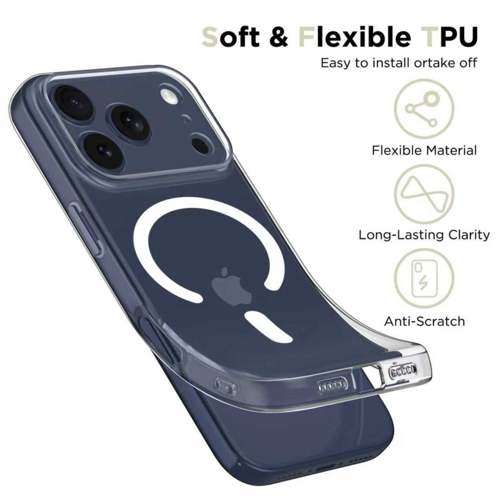Tech-Protect Protective case for iPhone 17 Pro Max FlexAir MagSafe - transparent – image 3