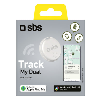 SBS Track My Dual universal bicycle key locator - white – image 2