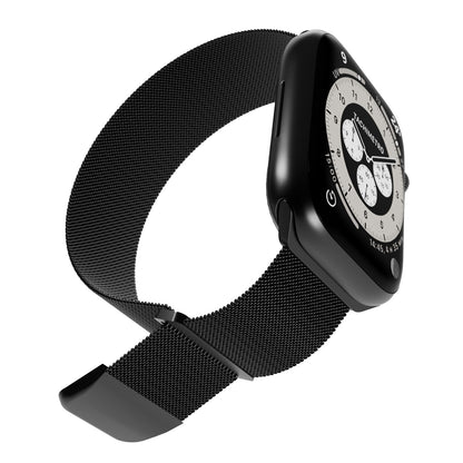 PURO Apple Watch 42 44 45 49mm Milanese watch strap - black – image 4