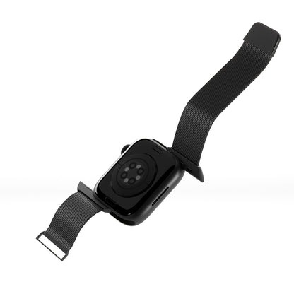 PURO Apple Watch 42 44 45 49mm Milanese watch strap - black – image 5