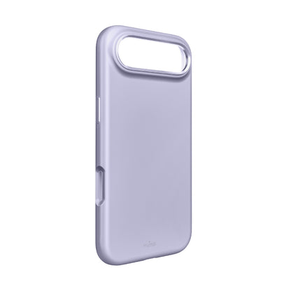 PURO Silicone case for iPhone 17 Air with camera protection with aluminum MagSafe buttons - lavender