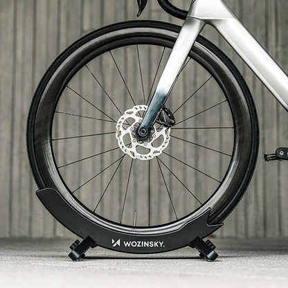 WOZINSKY Stable service bicycle stand for a bicycle wheel 3-8 cm - black – image 3