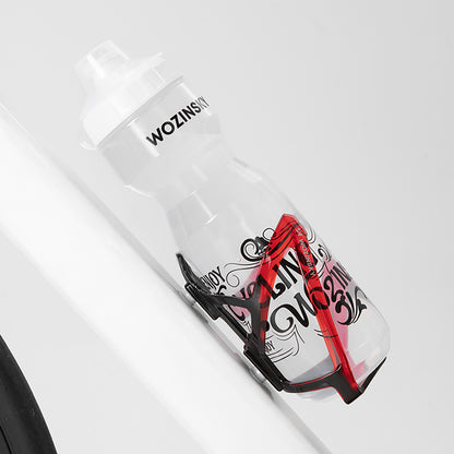 WOZINSKY Bicycle bottle holder basket - black and red – image 5