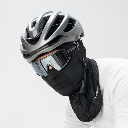 WOZINSKY Balaklava balaclava for the face motorcycle bike with holes for glasses - black – image 3