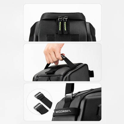 WOZINSKY Bicycle bag with a rigid construction for a 9l rack - black – image 5