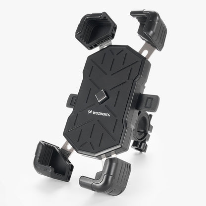 WOZINSKY Bicycle handlebar holder for a smartphone - black – image 6