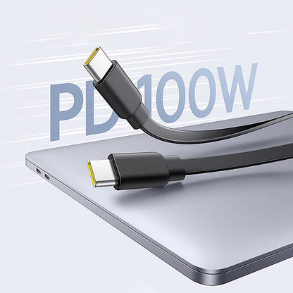 BASEUS 2in1 USB-C retractable cable 100W 1.2m - black – image 10