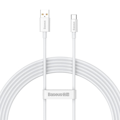 BASEUS USB-A - USB-C Superior Series cable 100W 1m - white