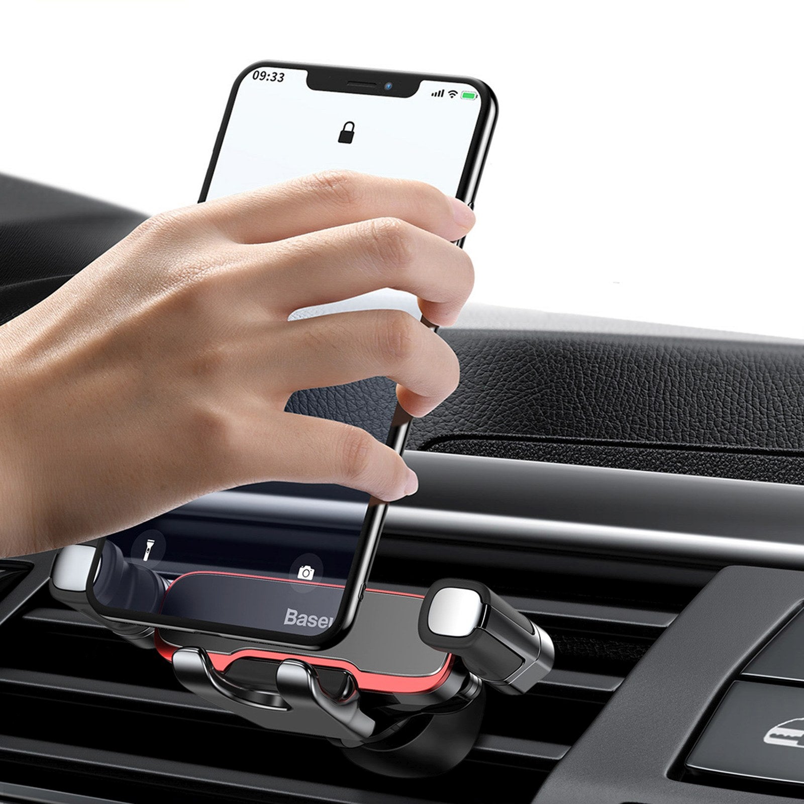 BASEUS Mobile Phone Stands – Gravity car phone holder for air – image 42