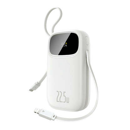 BASEUS Powerbank 10000mAh with display and built-in cables EnerFill FC31 22.5W - white – image 2