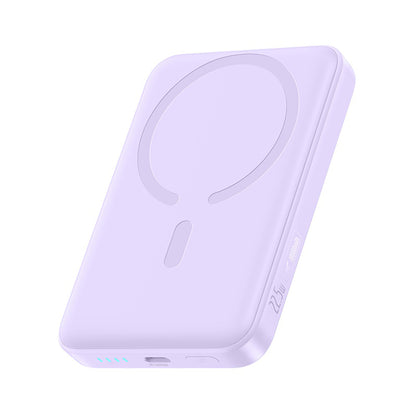 BASEUS Induction Powerbank 10000mAh 22.5W MagSafe with USB-C 20V/3A 0.3m cable - purple