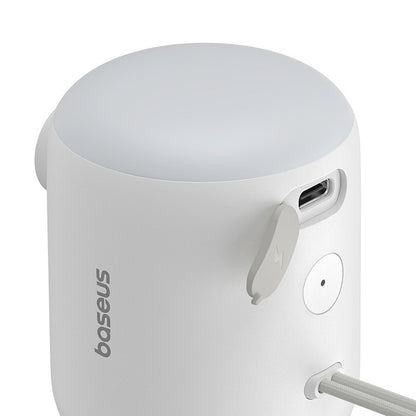 BASEUS Portable, rechargeable tourist pump with 4 USB-C connectors - white – image 4