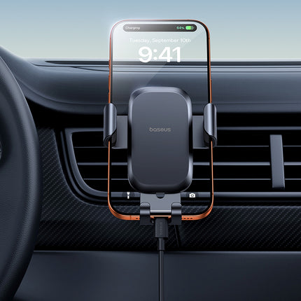 SBS Gravity car holder for a smartphone on the air vent - black – image 15