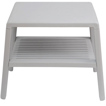 GSG24 Durable pool coffee table for the garden on the terrace with a shelf - GRAY – image 2