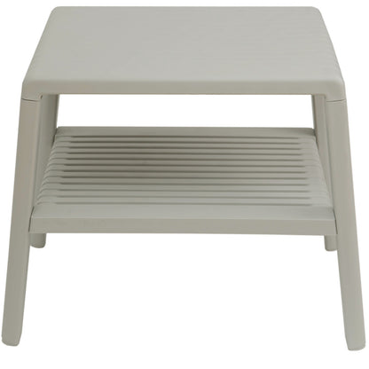 GSG24 Durable pool coffee table for the garden on the terrace with a shelf - BEIGE – image 2