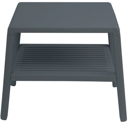 GSG24 Durable pool coffee table for the garden on the terrace with a shelf - ANTHRACITE – image 2