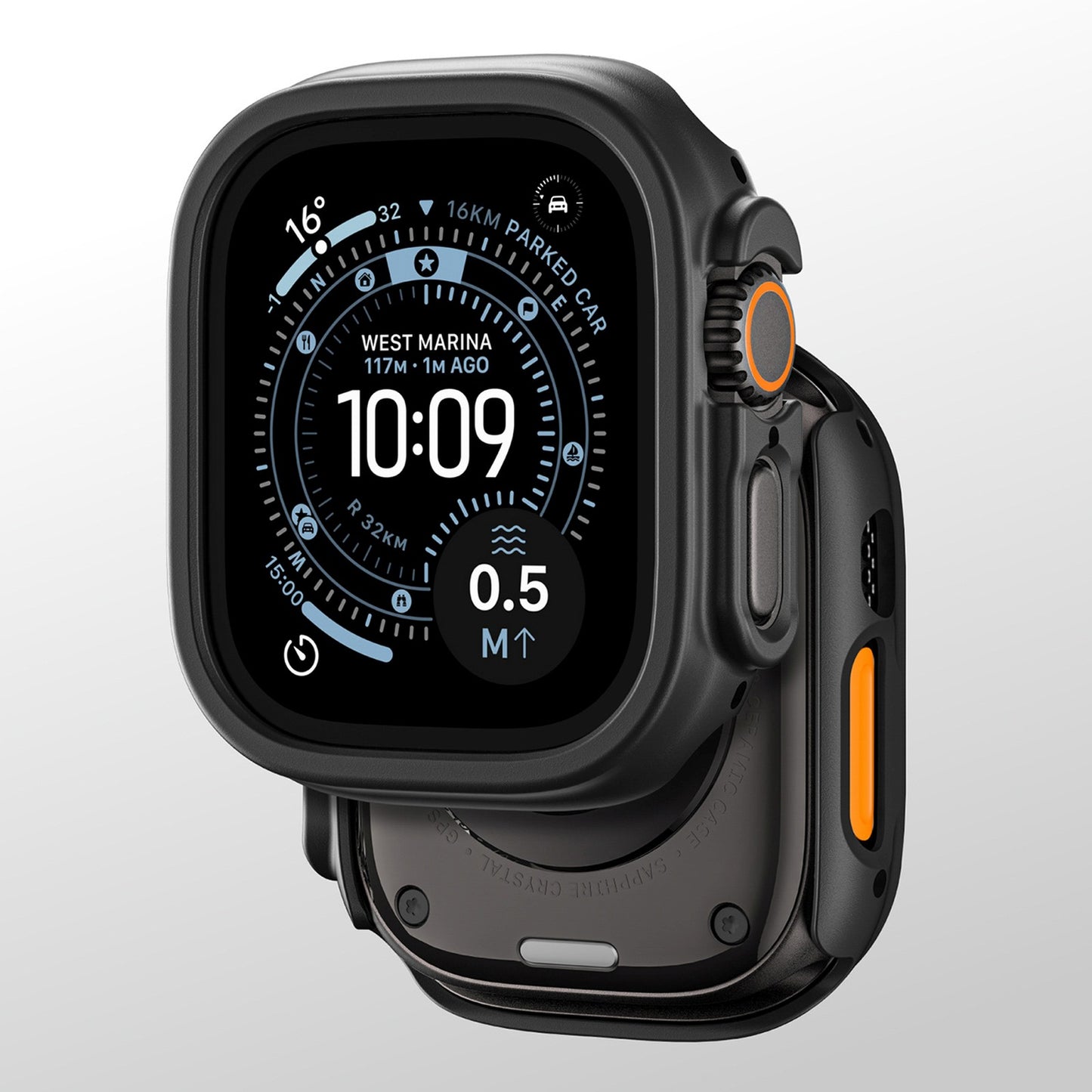 AmazingThing Protective case for Apple Watch UItra 3 49 mm Minimal - black – image 11