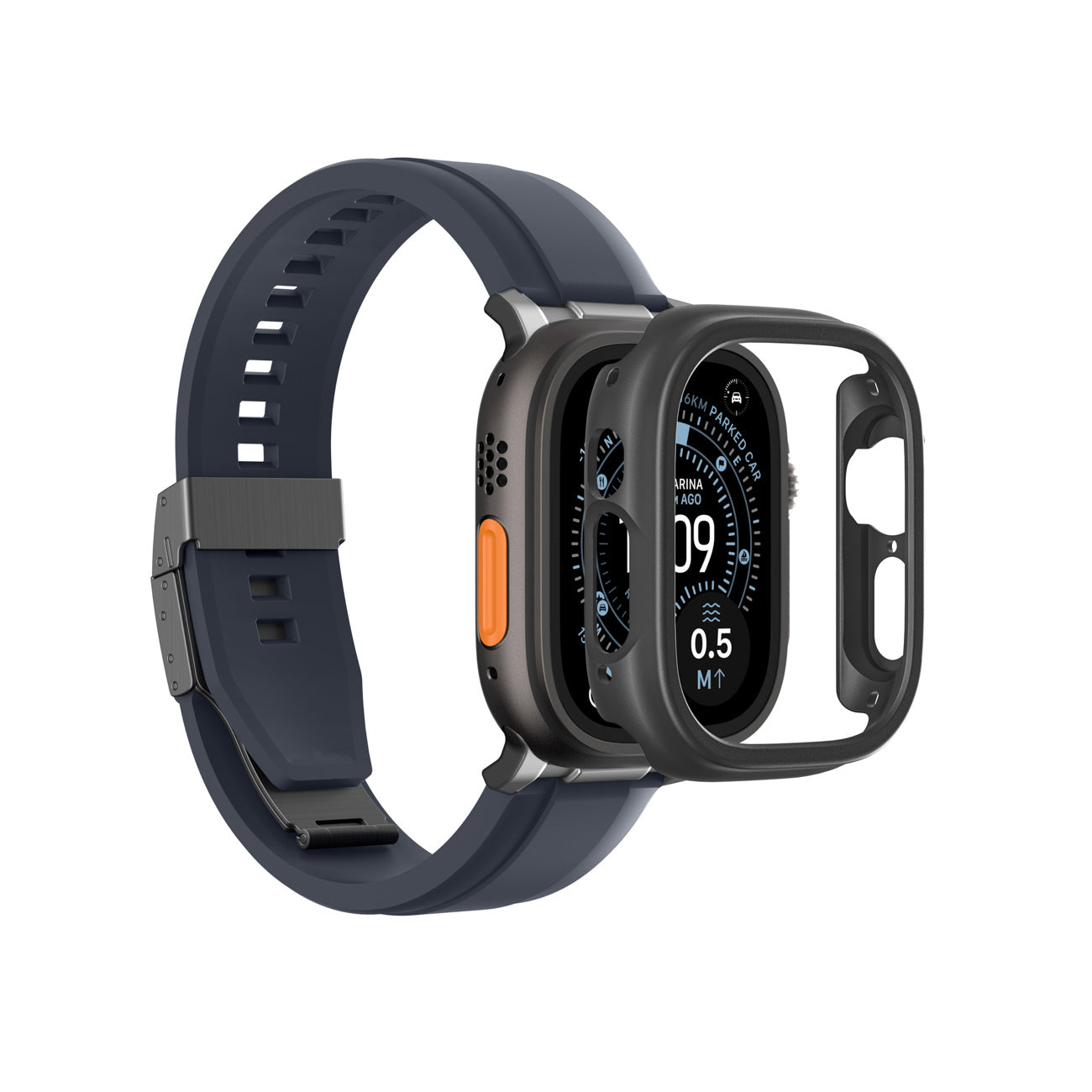 AmazingThing Protective case for Apple Watch UItra 3 49 mm Minimal - black – image 5