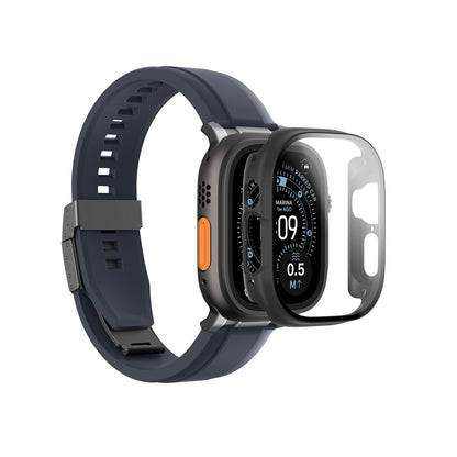 AmazingThing Protective glass with case for Apple Watch UItra 3 49 mm Radix - black – image 5