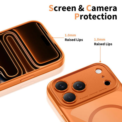 Tech-Protect Case for iPhone 17 Pro Magpeak Magsafe CC - transparent and orange – image 4
