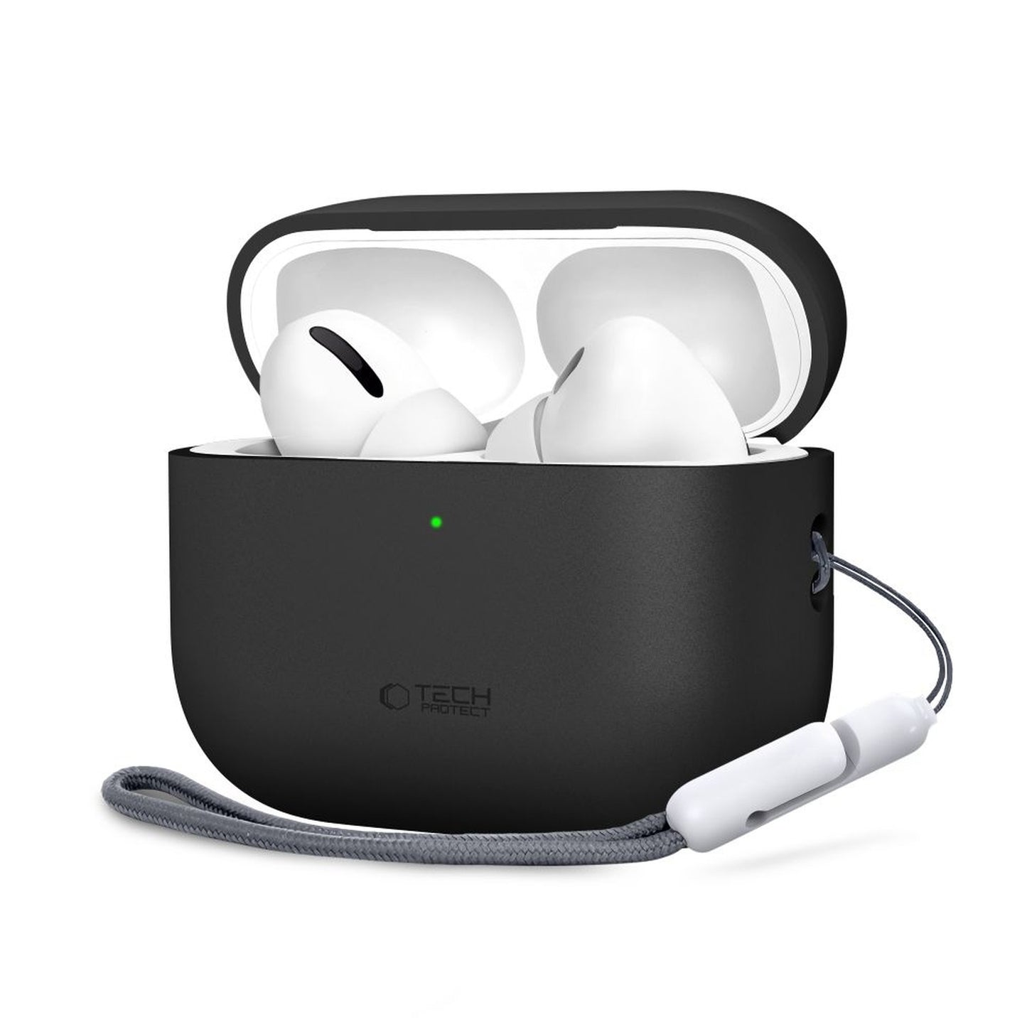 Tech-Protect Protective silicone case for AirPods Pro 3 headphones - black
