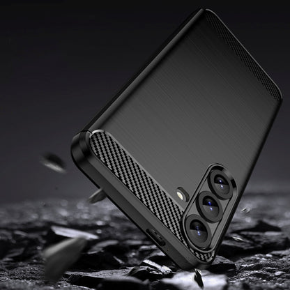 HURTEL Silicone case for Samsung Galaxy S25+ Carbon Case - black – image 4