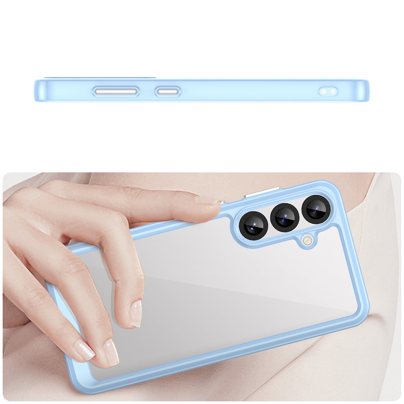 HURTEL Retail Display Cases – Silicone case with gel frame for – image 4