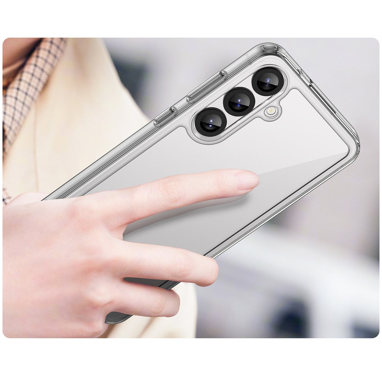 HURTEL Retail Display Cases – Silicone case with gel frame for – image 5