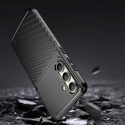 HURTEL Armored silicone case for Samsung Galaxy S24 FE Thunder Case - black – image 4
