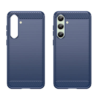 HURTEL Silicone case for Samsung Galaxy S24 FE Carbon Case - blue – image 3